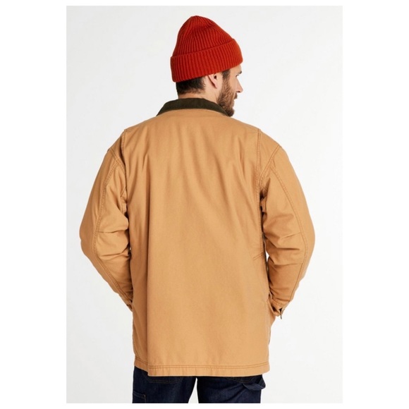 SOLD L. L. Bean Mens Original Field Canvas Barn Jacket Flannel Lining M - Picture 5 of 12